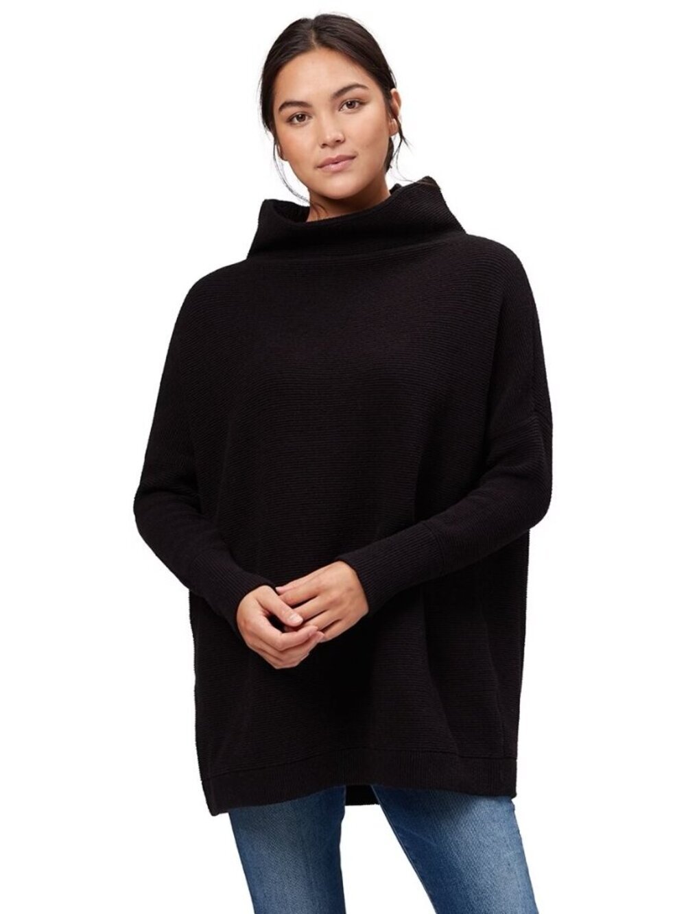 Free People FP Beach Mock Neck Slouchy Tunic